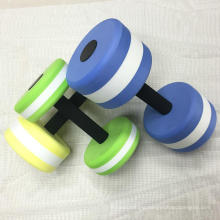 Hot Sale Professional Fitness Waterproof Dumbbells Portable EVA Foam Barbell